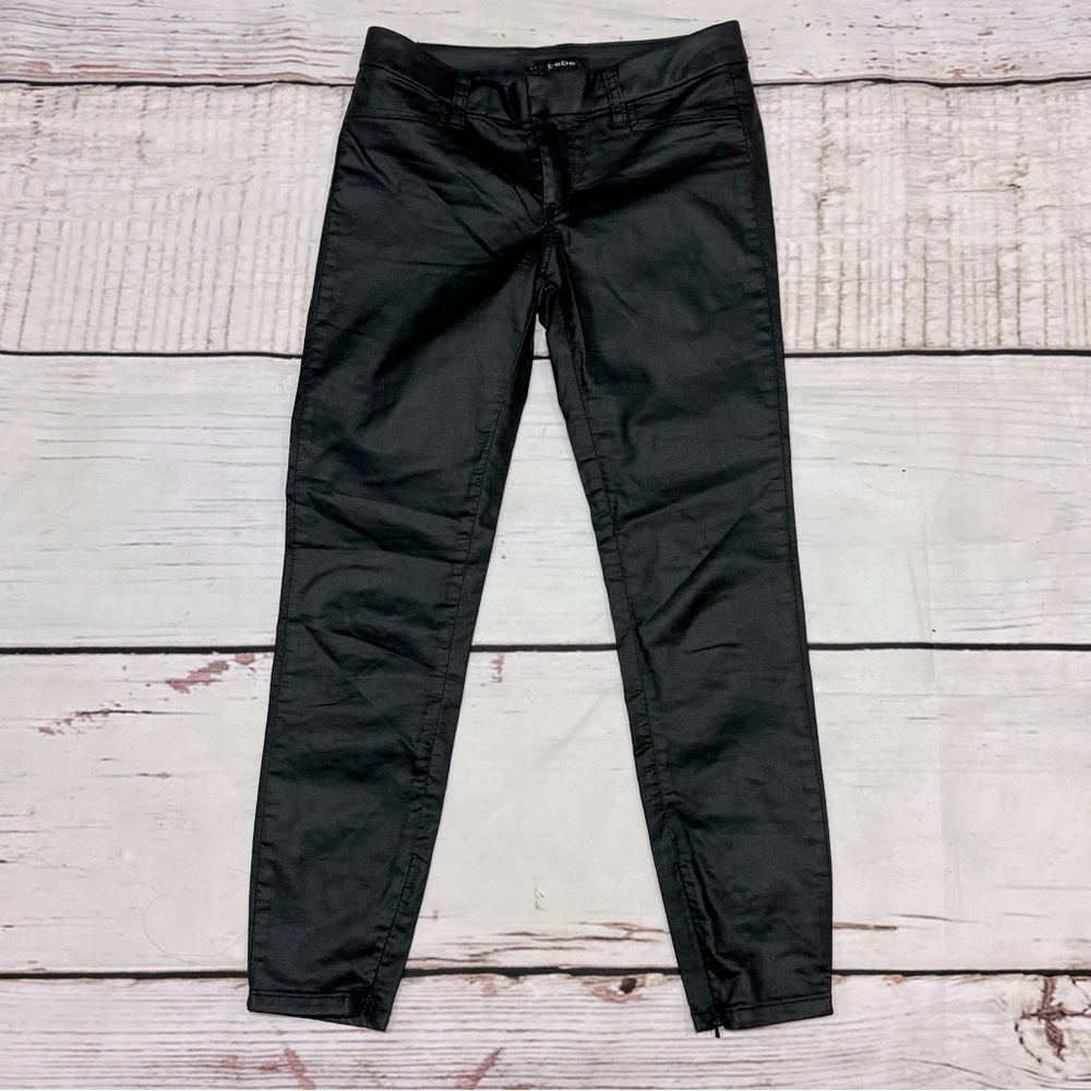 BEBE Black stretchy women’s skinny pants size 25